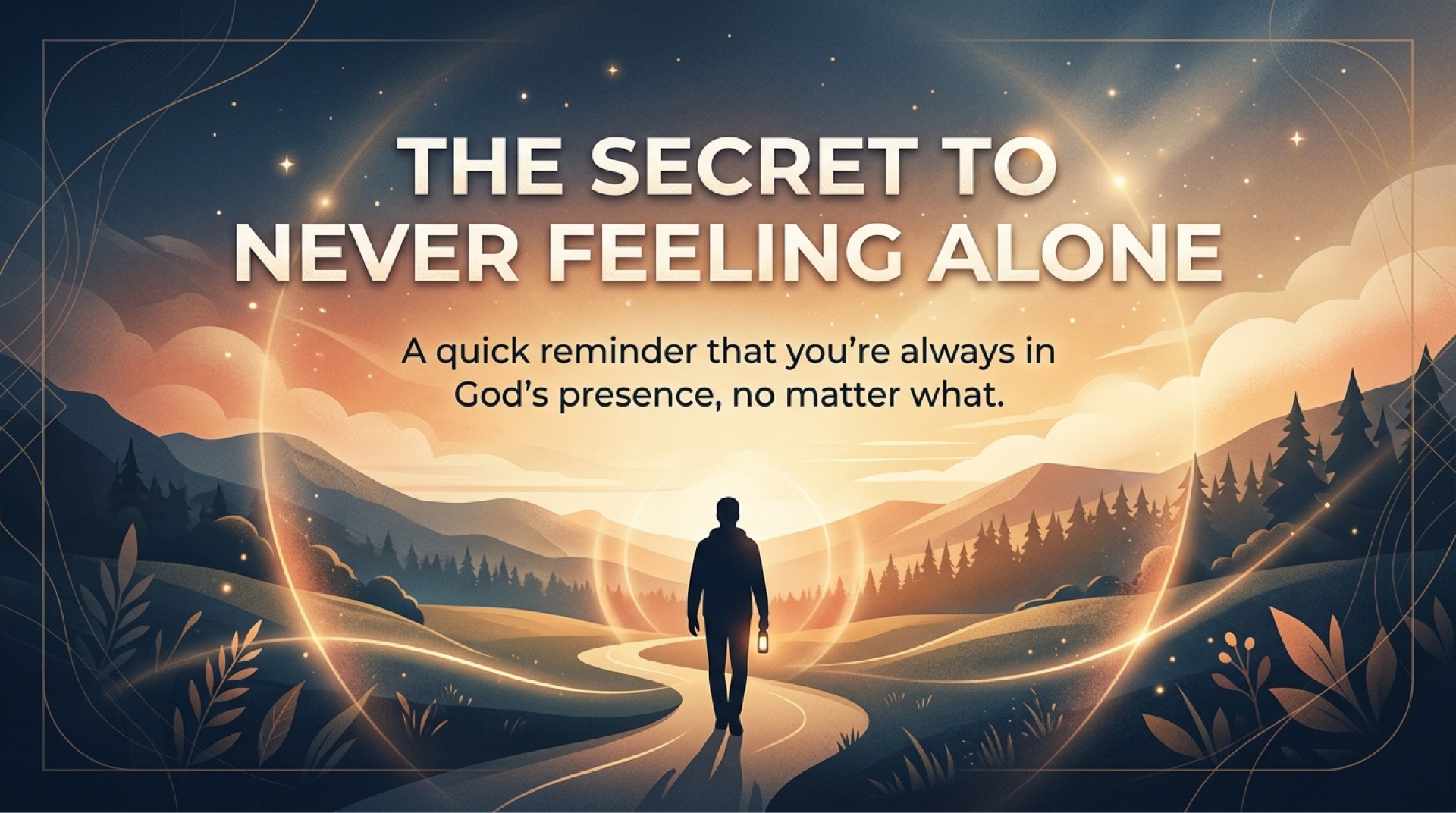 The Secret to Never Feeling Alone