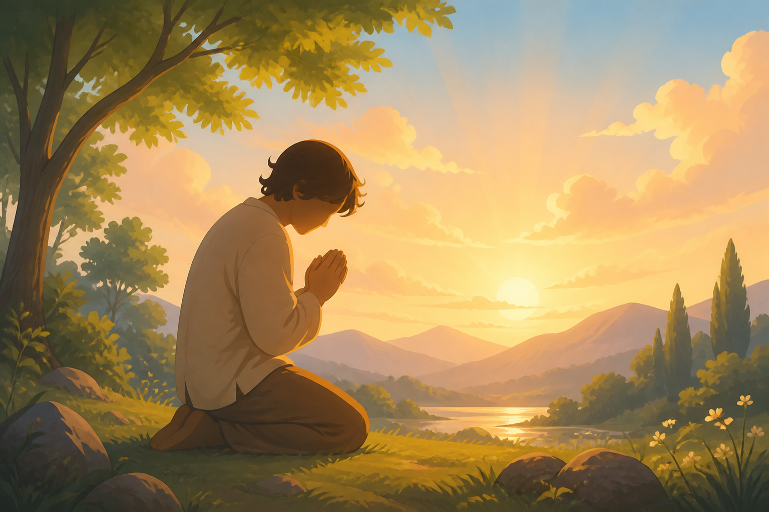 Connecting with God in nature.